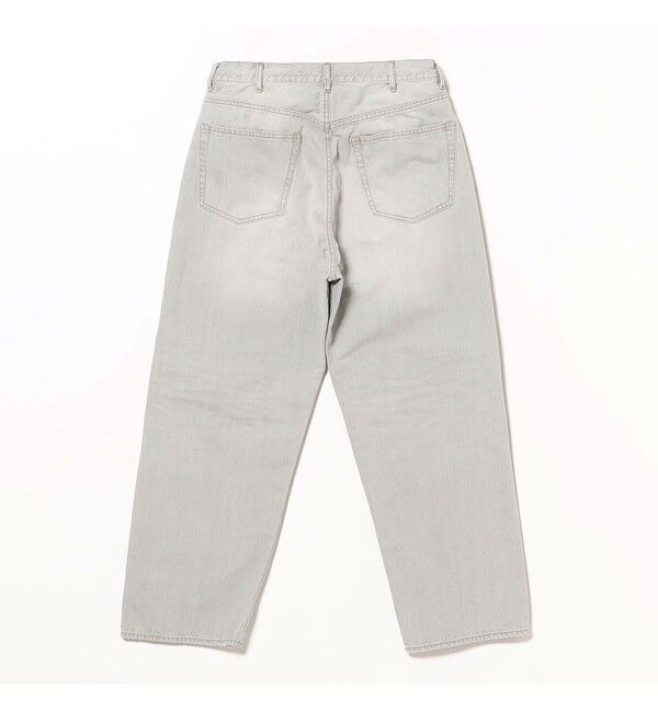 BEAMS「フェード ダメージ デニムパンツ 【ワイドストレートフィット】」|デニム|