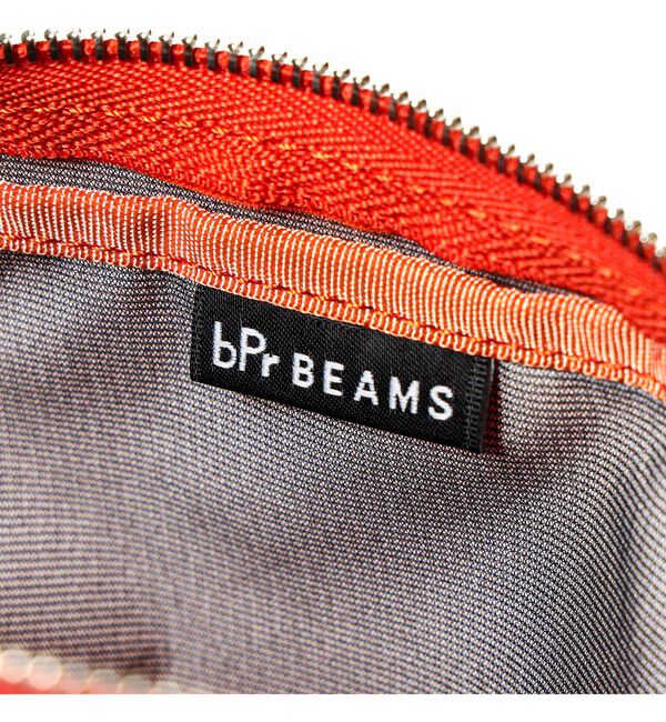 BEAMS「【別注】STANDARD SUPPLY / 2ルームスクエアポーチ M "BEAMS ORANGE"」|ポーチ|