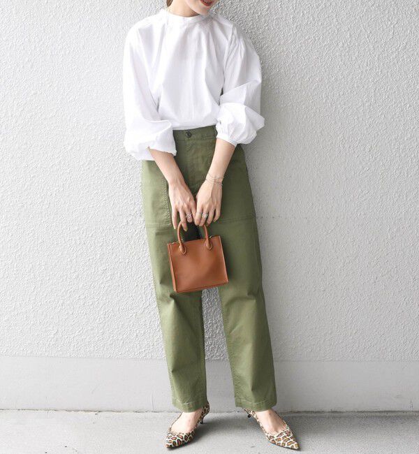 SHIPS for women「《一部追加予約》【WEB限定】ストレッチ ベーシック ベイカー パンツ」|その他|