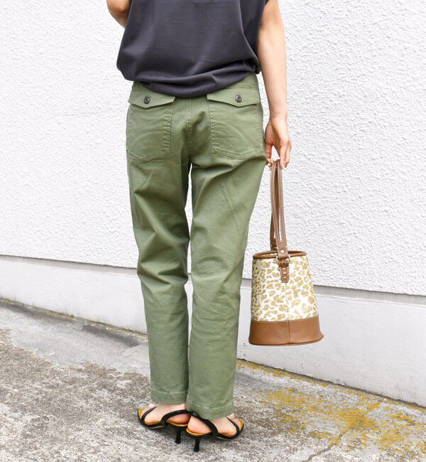 SHIPS for women「《一部追加予約》【WEB限定】ストレッチ ベーシック ベイカー パンツ」|その他|