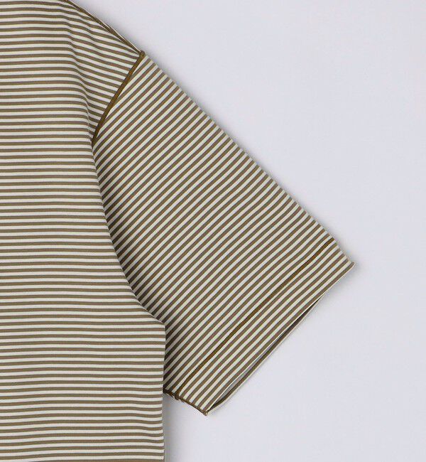 SHIPS「SHIPS: クルーネック ハイゲージ ダンボールニットTシャツ ライト」|Tシャツ・カットソー|