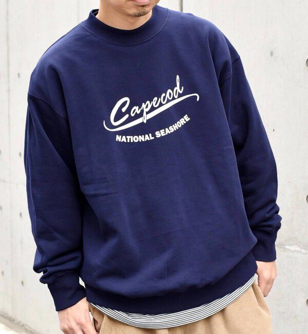 SHIPS any「【WEB限定】SHIPS any: NATIONAL PARK プリント スウェット 23AW◇」|スウェット・ジャージ|コバルトブルー