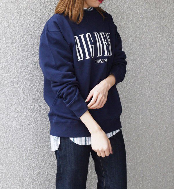 SHIPS any「【WEB限定】SHIPS any: NATIONAL PARK プリント スウェット 23AW◇」|スウェット・ジャージ|ネイビー