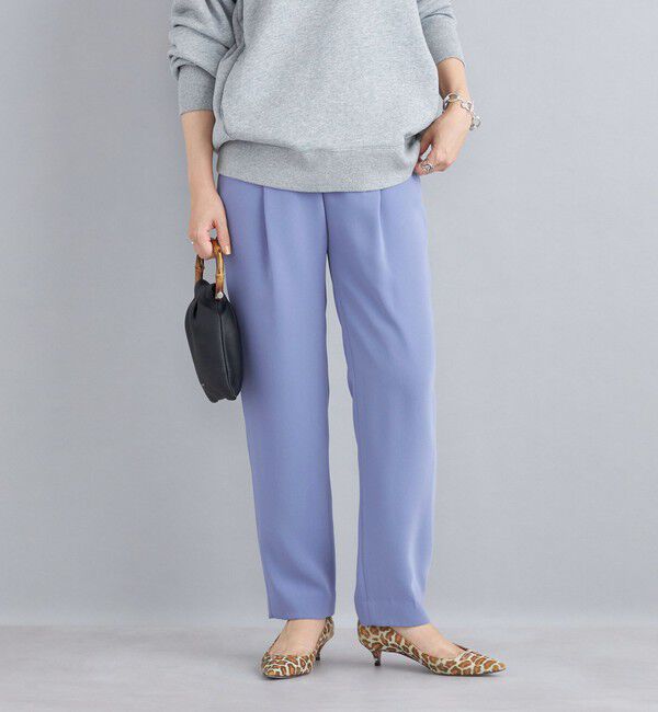 SHIPS for women「〈手洗い可能〉トリアセテートテーパードパンツ」|その他|