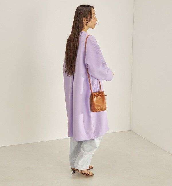 SHIPS for women「トリプルクロス ノーカラー コート◇」|ノーカラーコート|