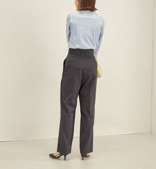 SHIPS for women「Paulo Oliveira ベルト タック パンツ ◇」|その他|