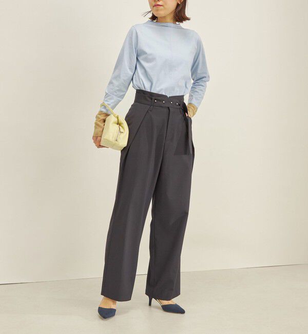 SHIPS for women「Paulo Oliveira ベルト タック パンツ ◇」|その他|