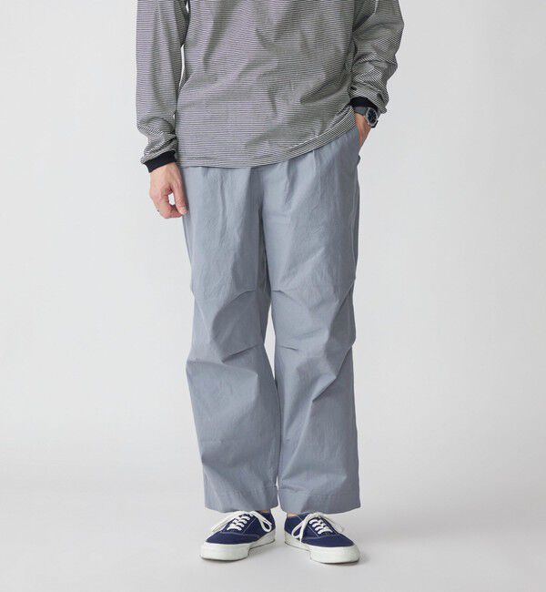 SHIPS「SHIPS: リラックス ミリタリー イージーカーゴパンツ」|カーゴ|ライトブルー