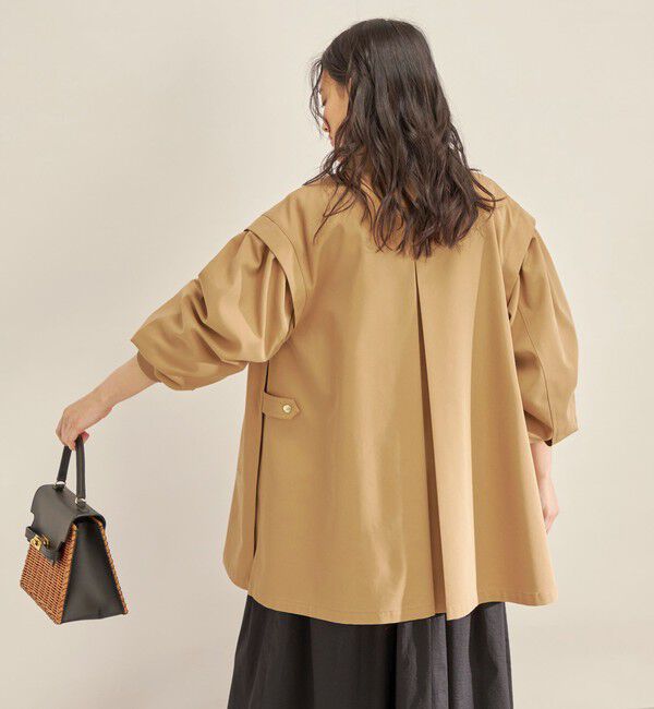 SHIPS for women「強撚 ギャバ スタンドカラー ハーフ コート ◇」|その他|