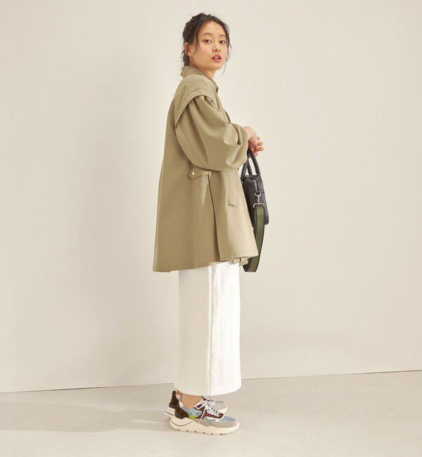 SHIPS for women「強撚 ギャバ スタンドカラー ハーフ コート ◇」|その他|