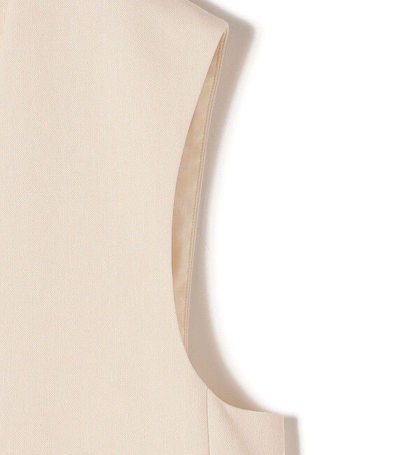 SHIPS for women「ハードリネン センター スリット ジレ◆」|ベスト・ジレ|