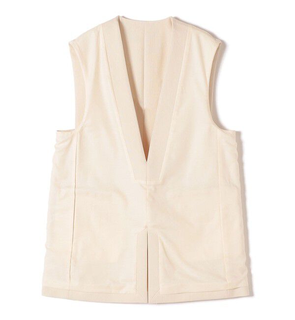 SHIPS for women「ハードリネン センター スリット ジレ◆」|ベスト・ジレ|
