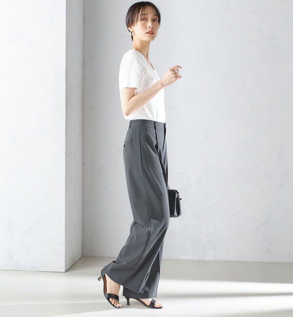 SHIPS for women「〈手洗い可能〉綿 SORONA クルーネック TEE◇」|Tシャツ・カットソー|