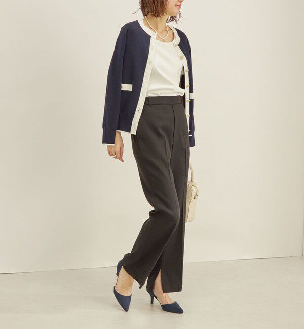 SHIPS for women「〈手洗い可能〉綿 SORONA クルーネック TEE◇」|Tシャツ・カットソー|