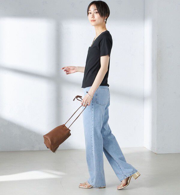 SHIPS for women「〈手洗い可能〉綿 SORONA クルーネック TEE◇」|Tシャツ・カットソー|