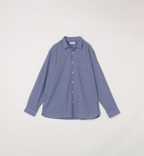 SHIPS any「SHIPS any: ストライプ / ソリッド リラックス レギュラーカラー シャツ 24SS◇」|シャツ・ブラウス|