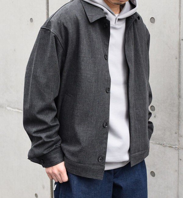 SHIPS any「SHIPS any: 〈手洗い可能〉 ショート ブルゾン 24FW◇」|ブルゾン・スタジャン|