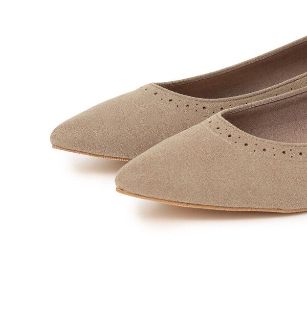 SHIPS for women「メダリオン ポインテッド フラット パンプス」|パンプス|