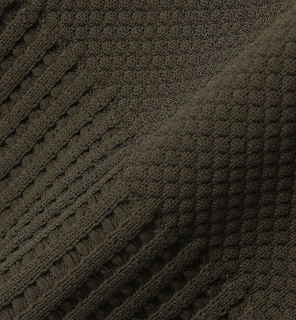 SHIPS any「SHIPS any: 〈手洗い可能〉ワッフル コンビ デザイン クルーネック ニット◇」|その他|