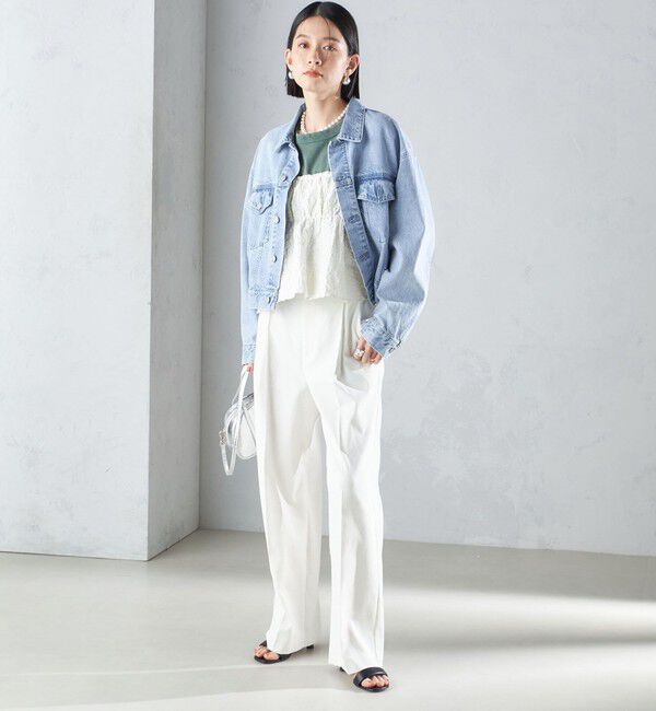 SHIPS for women「〈洗濯機可能〉クロップド デニム ジャケット 24SS ◇」|その他|