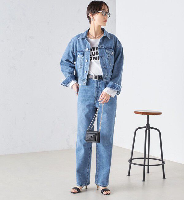 SHIPS for women「〈洗濯機可能〉クロップド デニム ジャケット 24SS ◇」|その他|