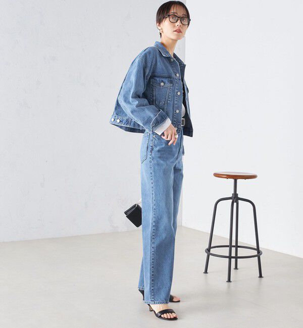 SHIPS for women「〈洗濯機可能〉クロップド デニム ジャケット 24SS ◇」|その他|