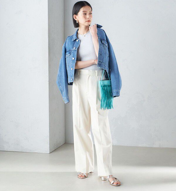 SHIPS for women「〈洗濯機可能〉クロップド デニム ジャケット 24SS ◇」|その他|