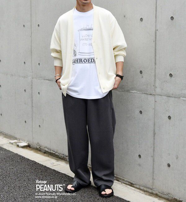 SHIPS any「SHIPS any: 〈洗濯機可能〉シアー ニット Vネック ボタン カーディガン◇」|カーディガン|