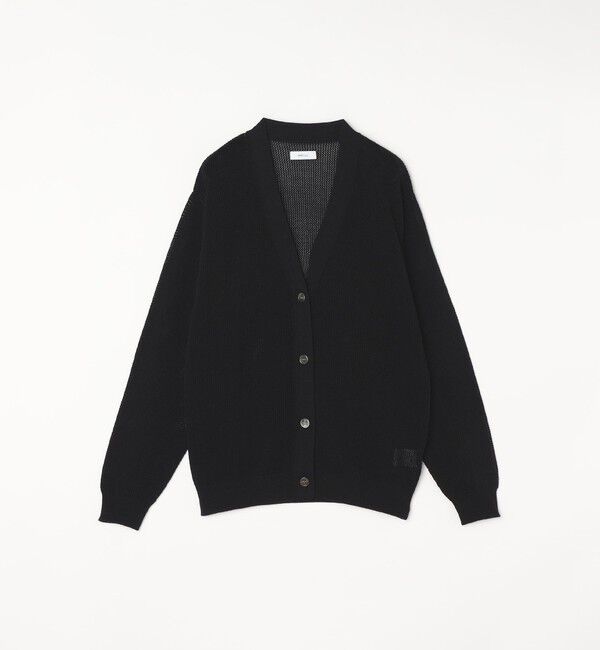 SHIPS any「SHIPS any: 〈洗濯機可能〉シアー ニット Vネック ボタン カーディガン◇」|カーディガン|