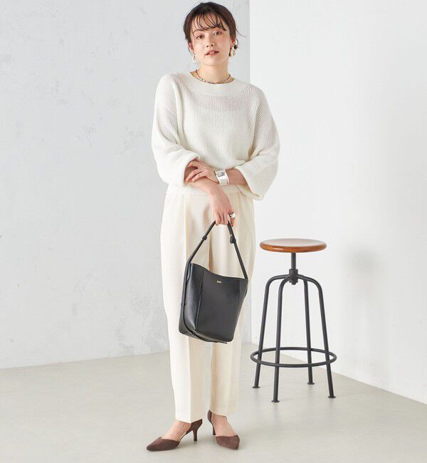 SHIPS for women「〈手洗い可能〉ペーパー コットン プルオーバー 24SS ◇」|ニット・セーター|