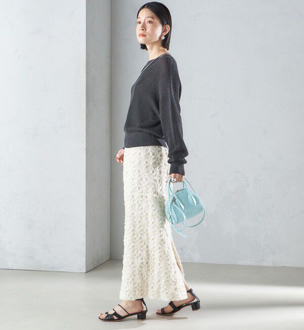 SHIPS for women「〈手洗い可能〉ペーパー コットン プルオーバー 24SS ◇」|ニット・セーター|