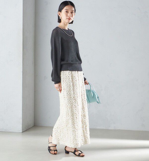 SHIPS for women「〈手洗い可能〉ペーパー コットン プルオーバー 24SS ◇」|ニット・セーター|