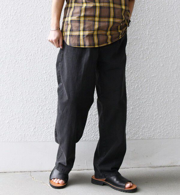 SHIPS any「SHIPS any: ベターコットン 1タック ストレッチ イージー バギー デニム パンツ◇」|デニム|