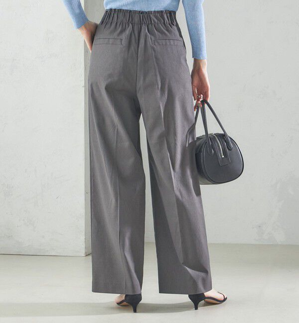 SHIPS for women「〈手洗い可能 〉ドライオックス フロント タック ストレート パンツ 25SS」|その他|