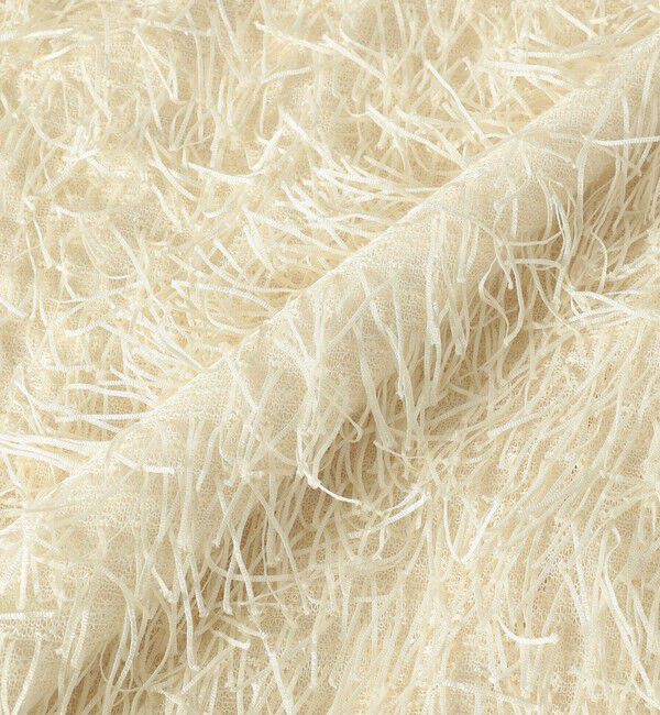 SHIPS for women「【WEB限定】〈手洗い可能〉フリンジ ラメ タイト スカート」|スカート|