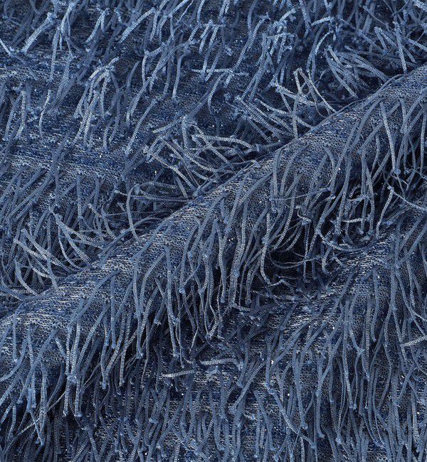 SHIPS for women「【WEB限定】〈手洗い可能〉フリンジ ラメ タイト スカート」|スカート|