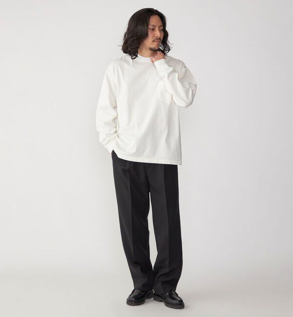 SHIPS「SHIPS: COTTON USA ポケット 長袖 Tシャツ ロンT」|Tシャツ・カットソー|