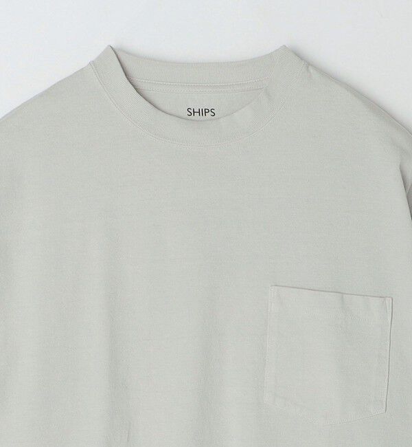 SHIPS「SHIPS: COTTON USA ポケット 長袖 Tシャツ ロンT」|Tシャツ・カットソー|