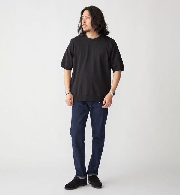 SHIPS「SHIPS: オイカワデニム 5ポケット テーパード デニムパンツ24SS 〈インディゴ〉」|チノ|