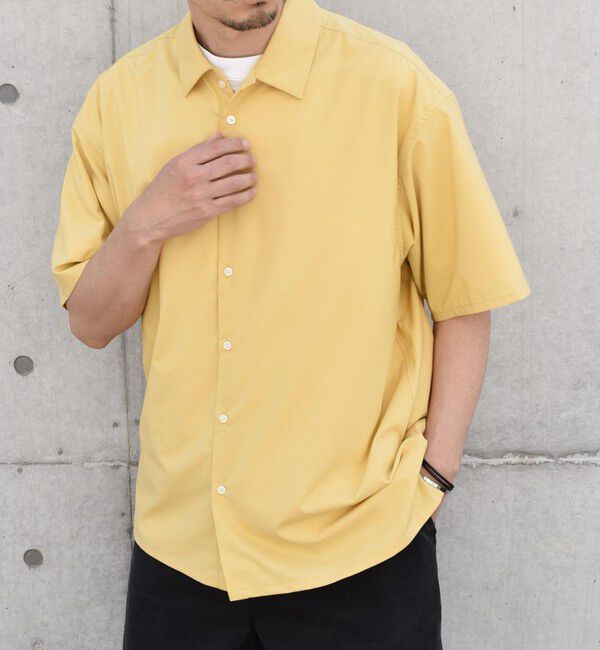 SHIPS any「SHIPS any: バンブー レーヨン ルーズ ハーフスリーブ シャツ ［BRIOS］◇」|シャツ・ブラウス|