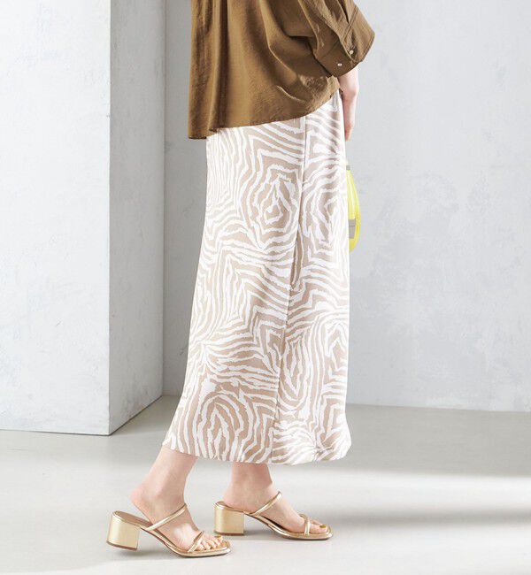 SHIPS for women「〈手洗い可能〉ゼブラ プリント マーメイド スカート ◇」|スカート|