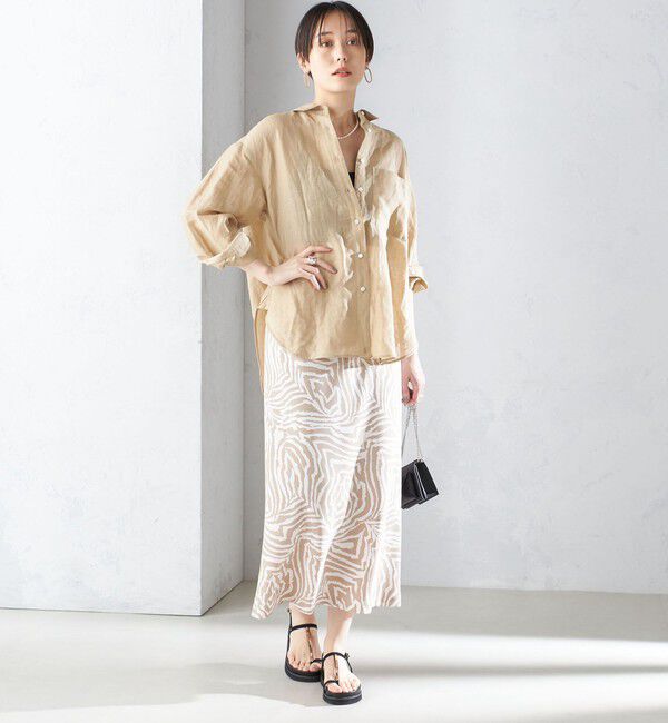 SHIPS for women「〈手洗い可能〉ゼブラ プリント マーメイド スカート ◇」|スカート|