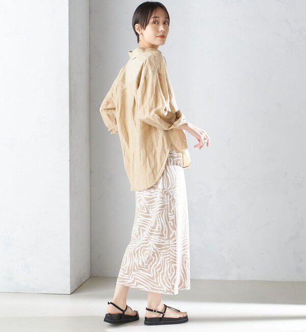 SHIPS for women「〈手洗い可能〉ゼブラ プリント マーメイド スカート ◇」|スカート|