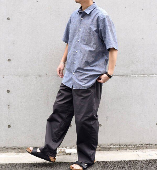 SHIPS any「SHIPS any: ブルーパレット ストライプ / ハケメ リラックス レギュラーカラー シャツ◇」|シャツ・ブラウス|