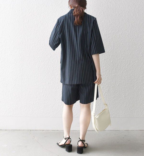 SHIPS any「SHIPS any:〈洗濯機可能〉リネン ミックス ショート パンツ」|その他|