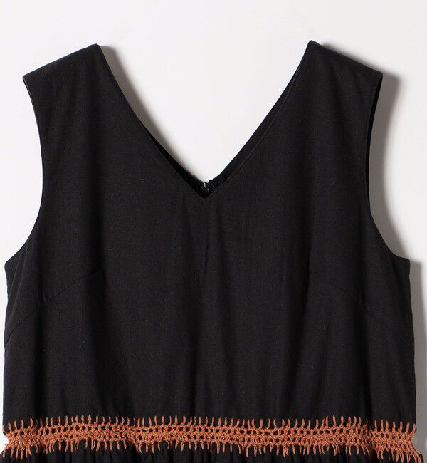 SHIPS any「bon_meur:〈洗濯機可能〉ブランケット エンブロイダリー ティアード ワンピース」|ワンピース|