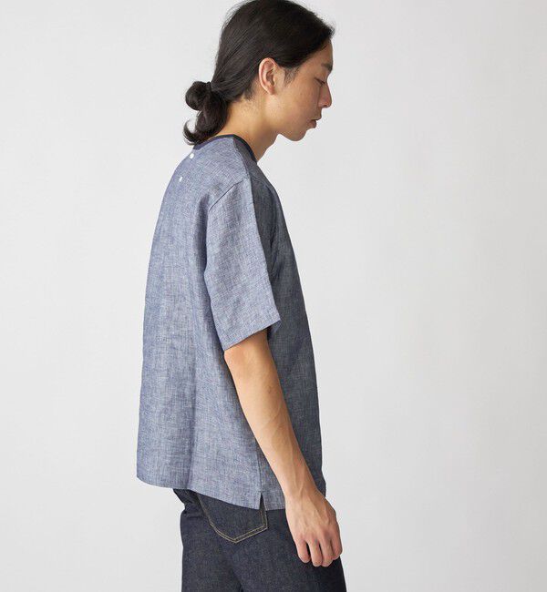 SHIPS「SHIPS: Herdmans リネン 2WAY プルオーバー Tシャツ」|Tシャツ・カットソー|