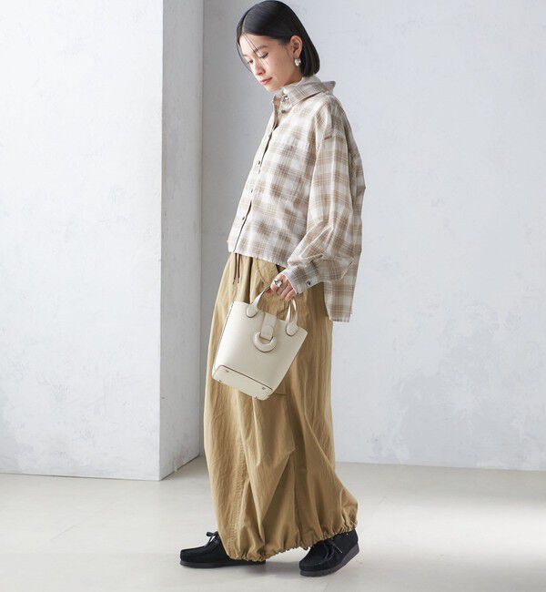 SHIPS for women「〈手洗い可能〉シアー チェック ロング スリーブ シャツ」|シャツ・ブラウス|