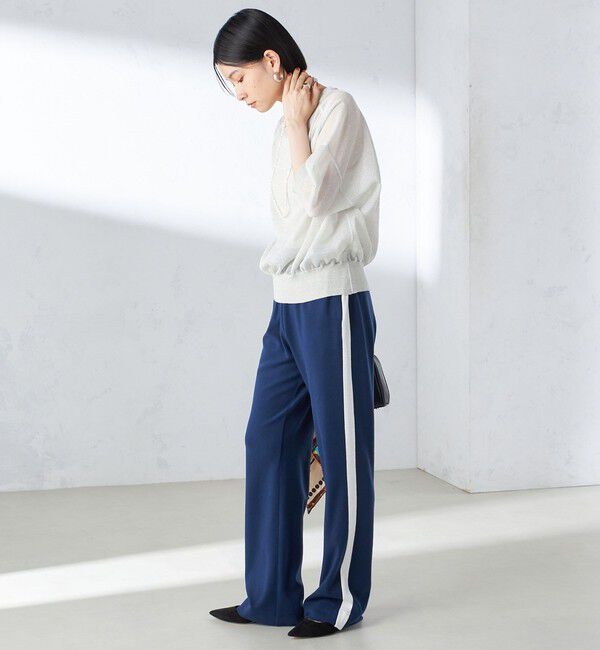 SHIPS for women「【SHIPS別注】onit:ライン イージー パンツ」|その他|