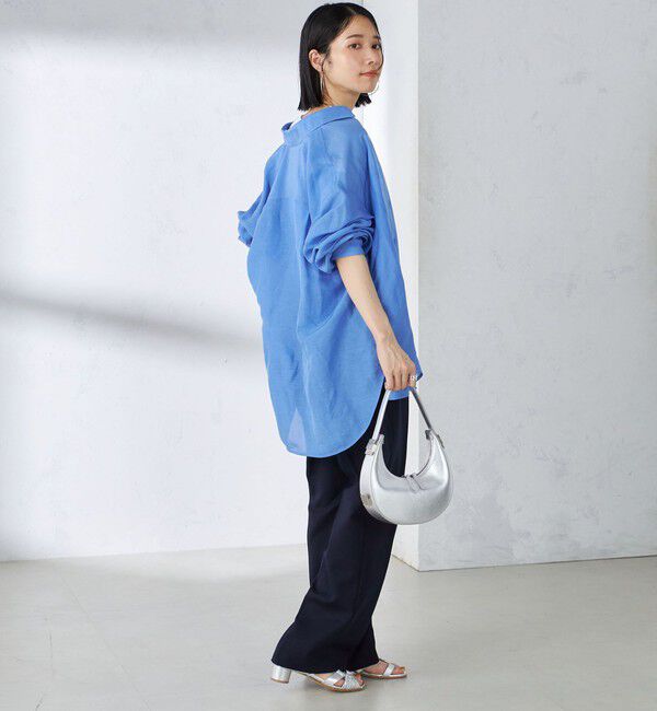 SHIPS for women「〈手洗い可能〉ストレート センタープレス トラウザーズ」|その他|